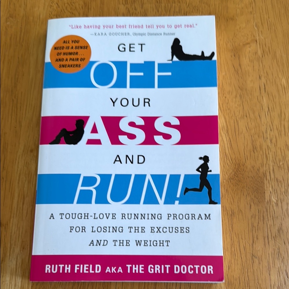 🛑🎁Get Off Your Ass and Run! Book Motivational Weight Loss Exercise